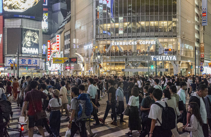 78 - Tokyo - barrio de Shibuya - gran cruce